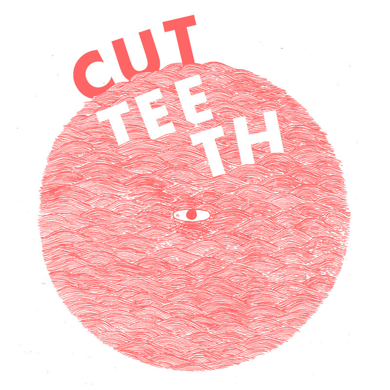 Product shots of Cut Teeth - Eye Shirt
