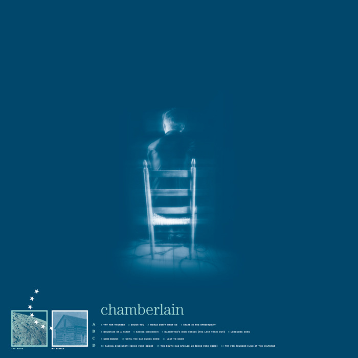 Product shots of Chamberlain - The Moon My Saddle 2xLP