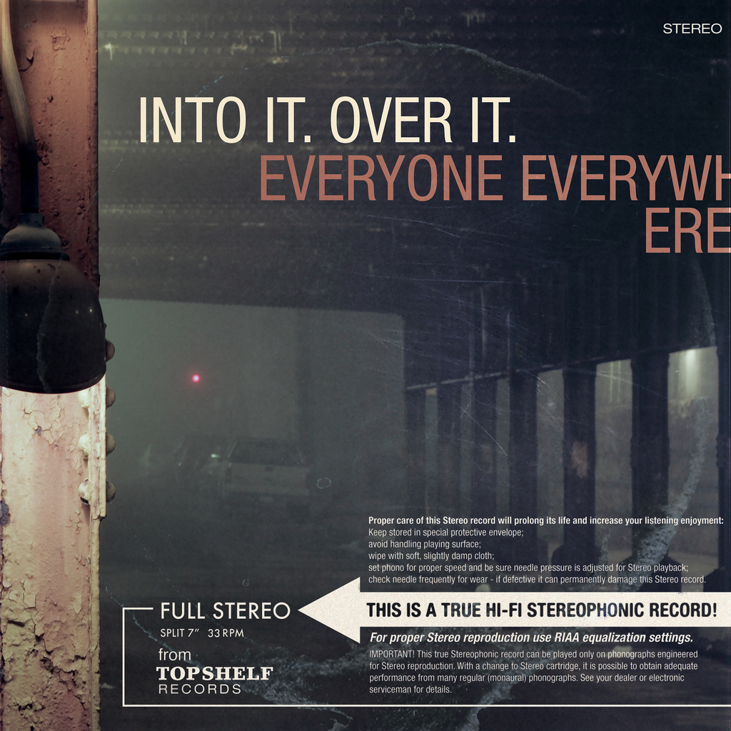 Product shots of Into It. Over It. / Everyone Everywhere - Split