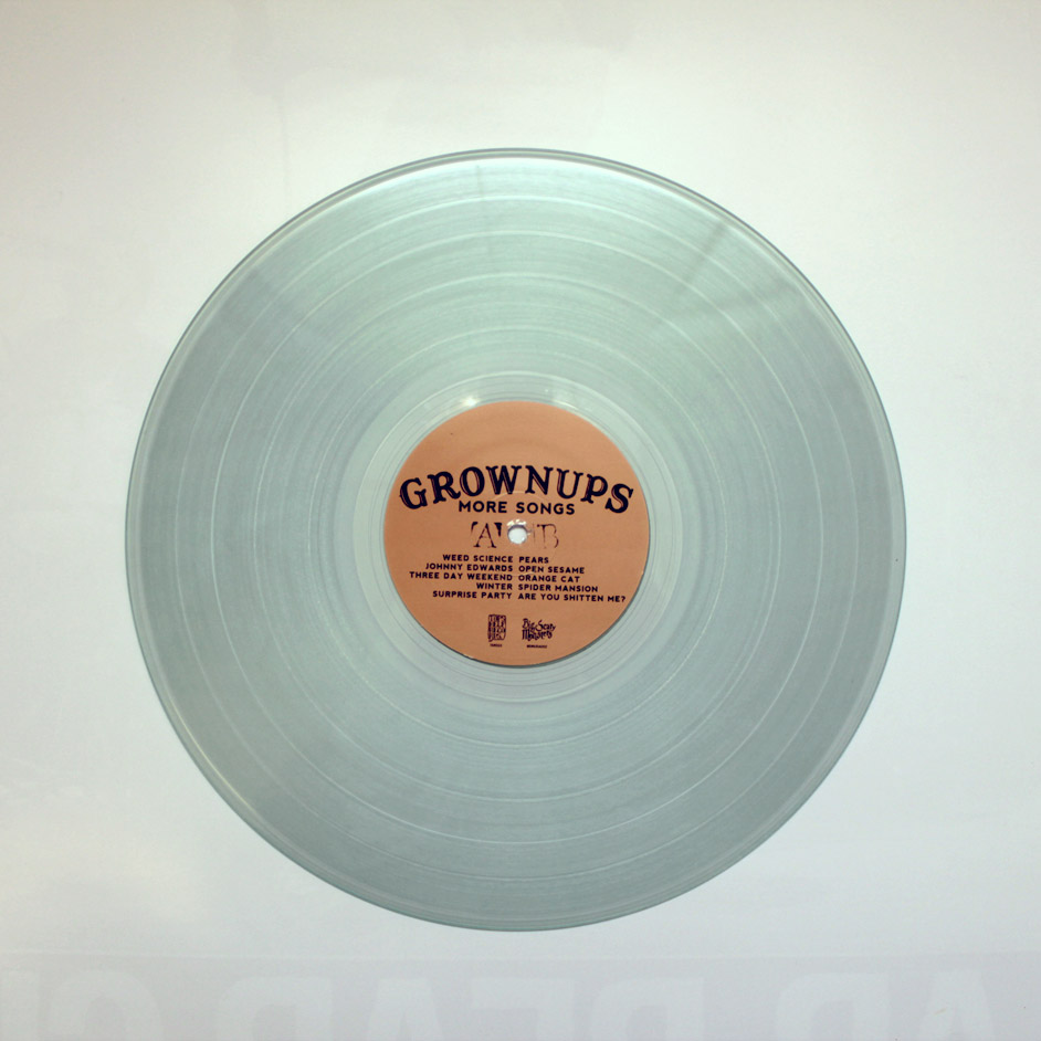 Product shots of Grown Ups - More Songs