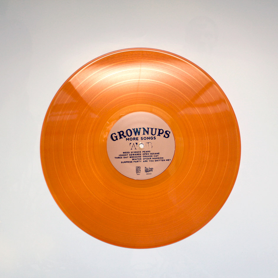 Product shots of Grown Ups - More Songs