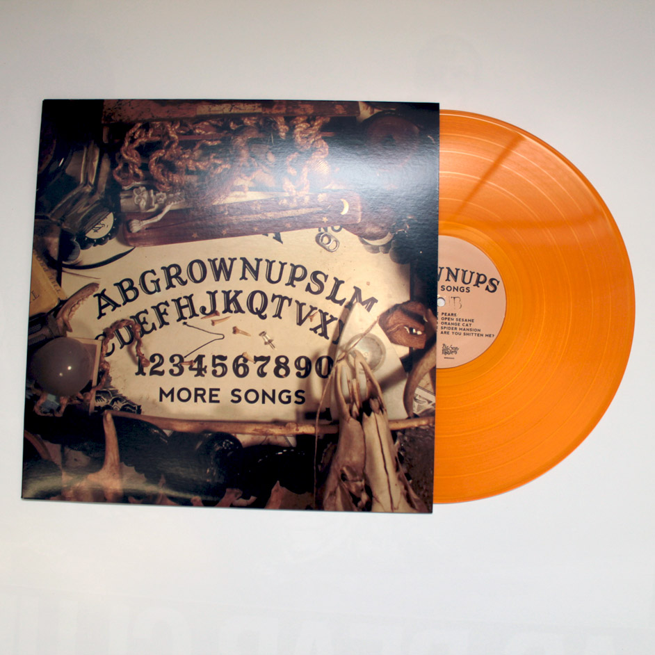 Product shots of Grown Ups - More Songs