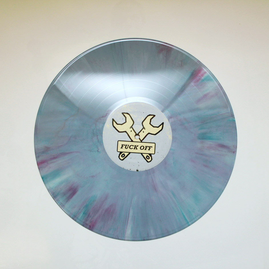 Product shots of V/A - Fuck Off All Nerds: A Benefit Compilation in Memory of Mitch Dubey