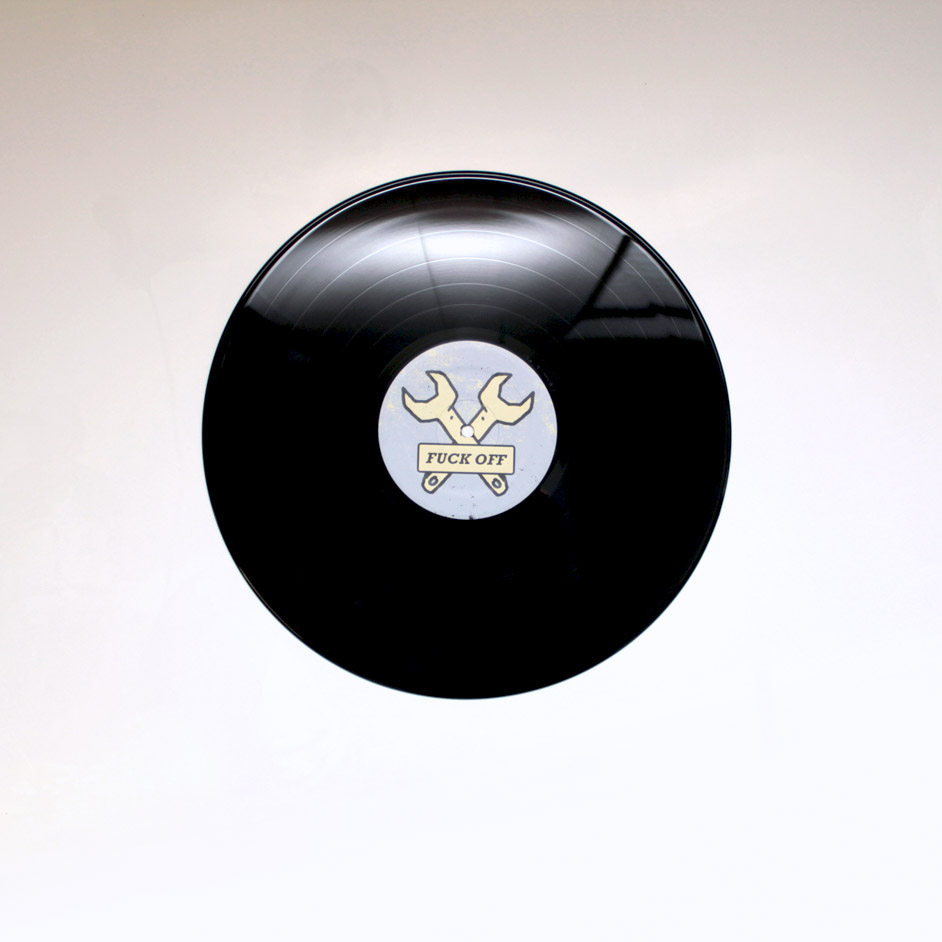 Product shots of V/A - Fuck Off All Nerds: A Benefit Compilation in Memory of Mitch Dubey