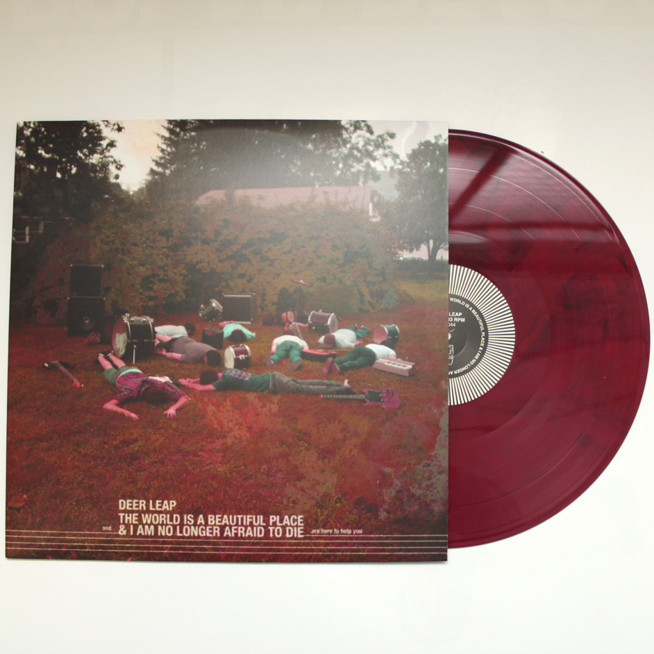 Product shots of Deer Leap / The World Is A Beautiful Place & I Am No Longer Afraid to Die - Are Here to Help