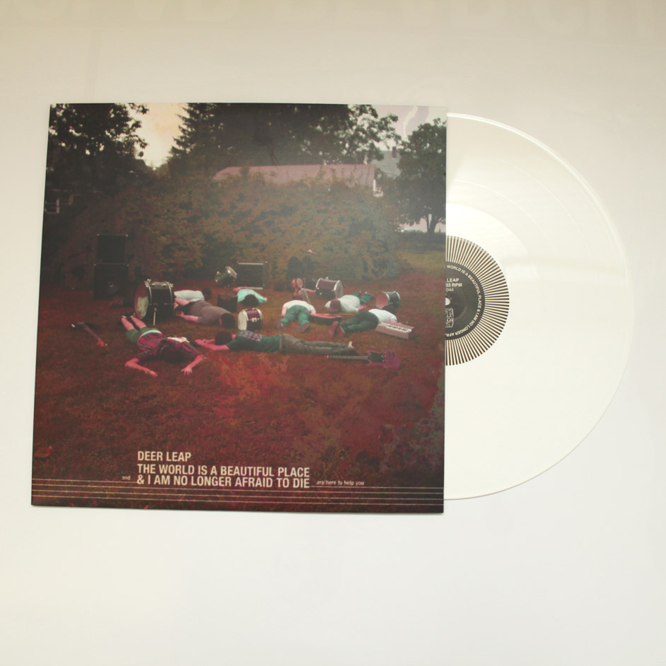 Product shots of Deer Leap / The World Is A Beautiful Place & I Am No Longer Afraid to Die - Are Here to Help