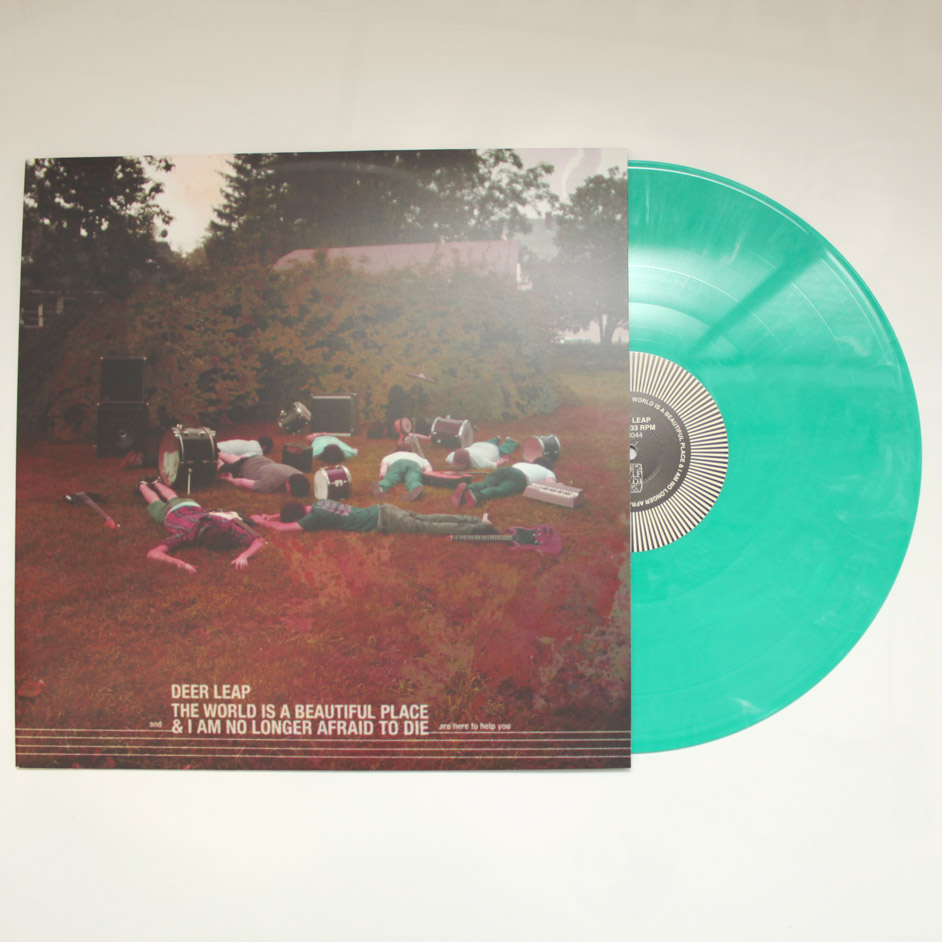 Product shots of Deer Leap / The World Is A Beautiful Place & I Am No Longer Afraid to Die - Are Here to Help