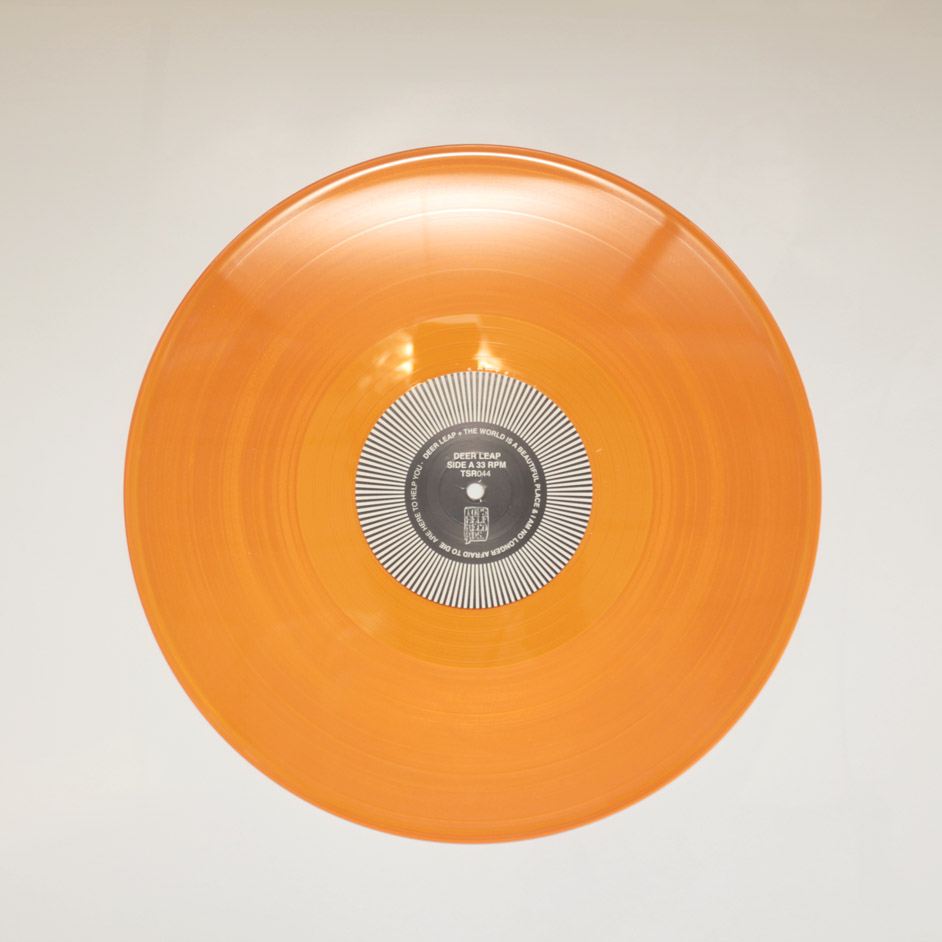 Product shots of Deer Leap / The World Is A Beautiful Place & I Am No Longer Afraid to Die - Are Here to Help