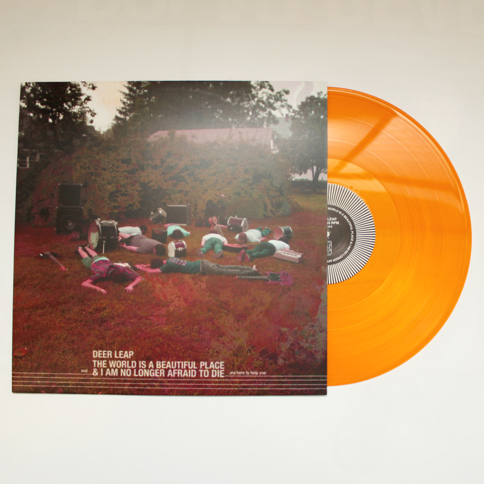 Product shots of Deer Leap / The World Is A Beautiful Place & I Am No Longer Afraid to Die - Are Here to Help