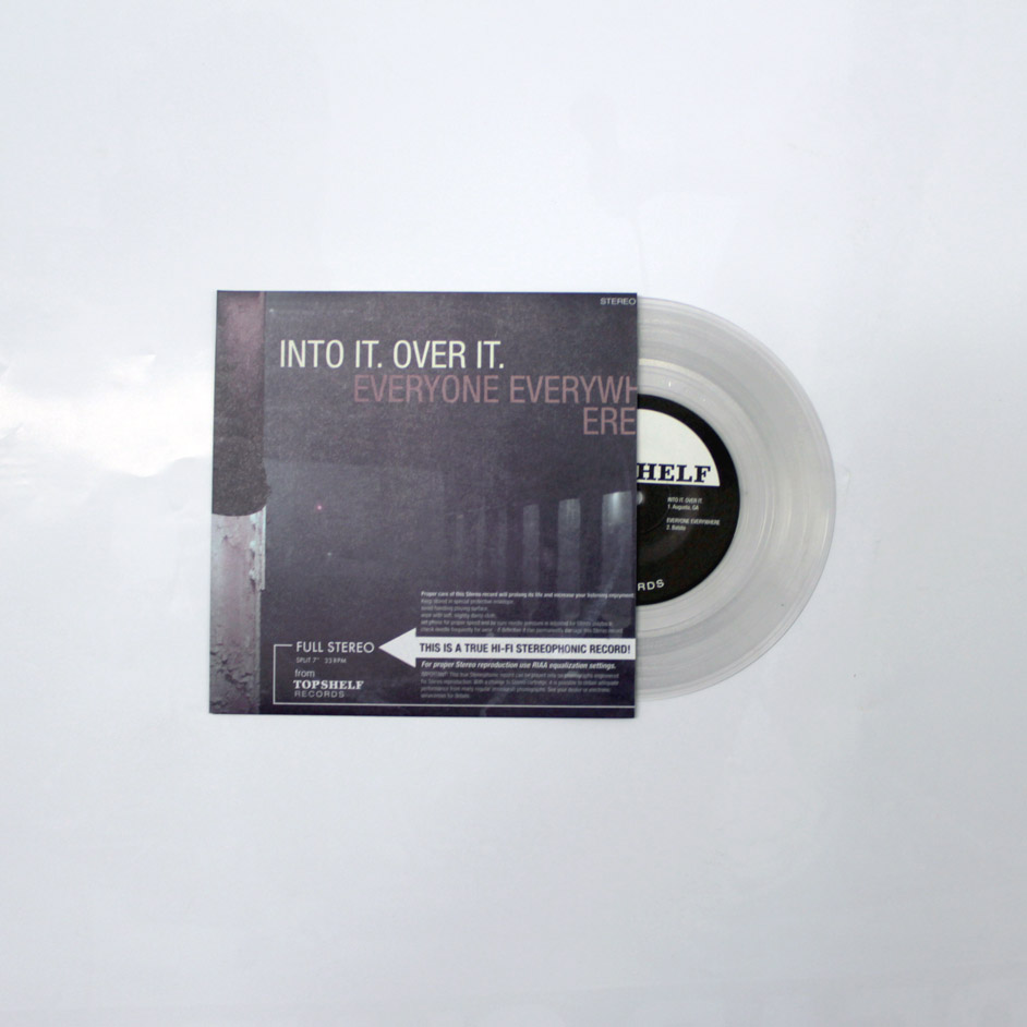 Product shots of Into It. Over It. / Everyone Everywhere - Split