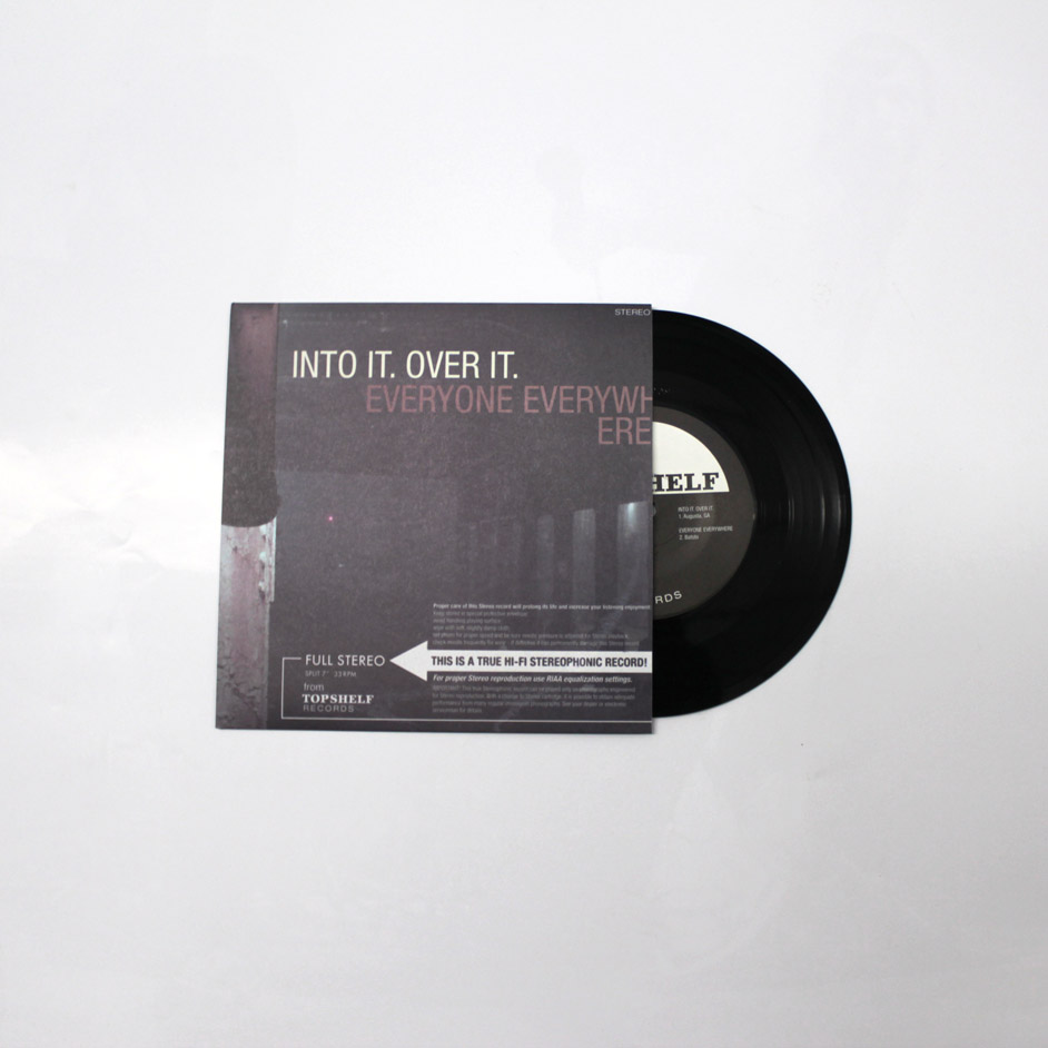 Product shots of Into It. Over It. / Everyone Everywhere - Split