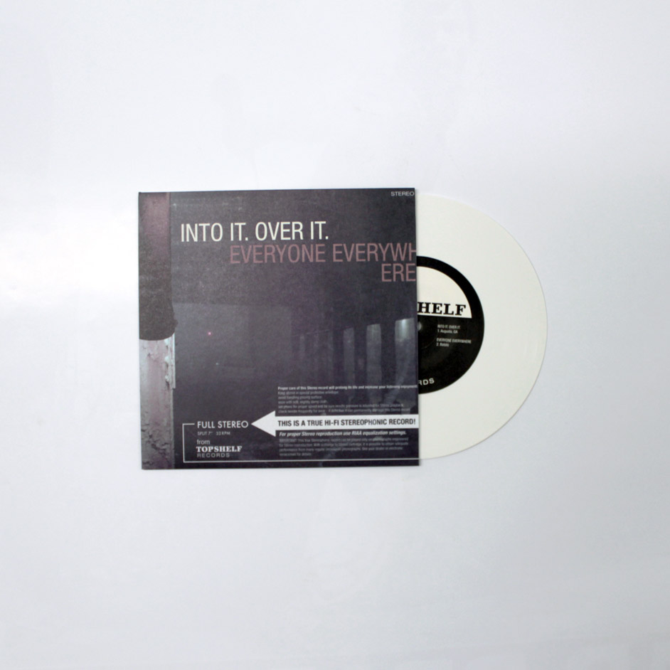 Product shots of Into It. Over It. / Everyone Everywhere - Split