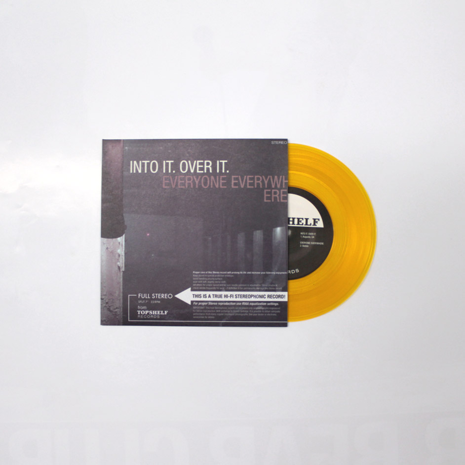 Product shots of Into It. Over It. / Everyone Everywhere - Split