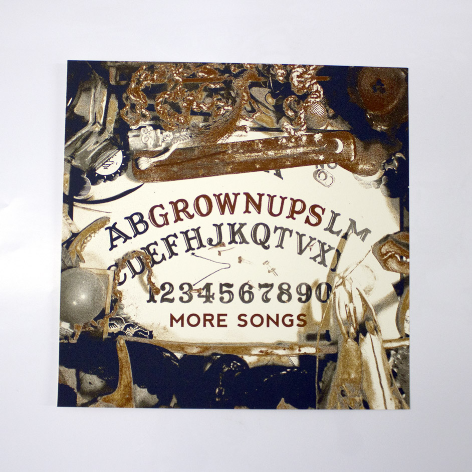 Product shots of Grown Ups - More Songs