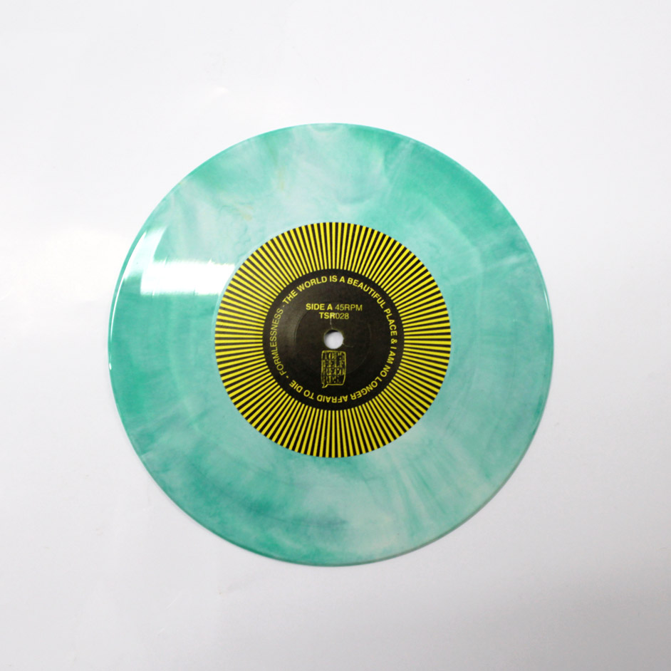 Product shots of The World Is a Beautiful Place & I Am No Longer Afraid to Die - Formlessness