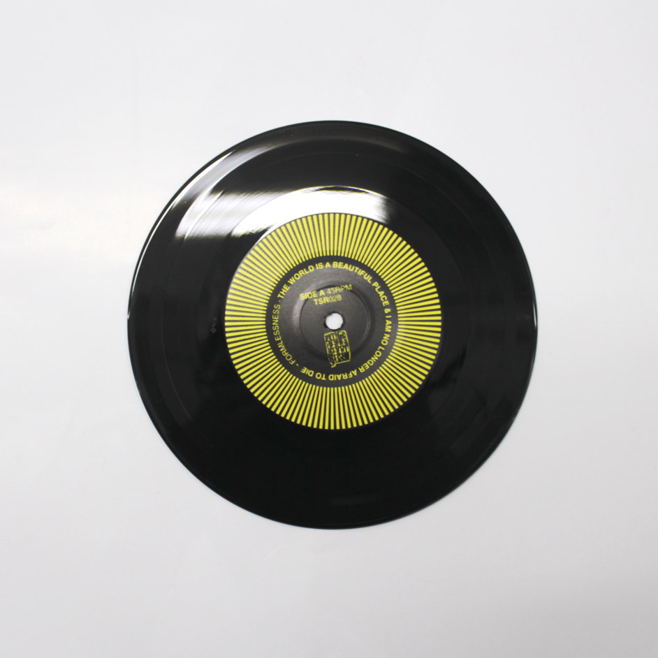 Product shots of The World Is a Beautiful Place & I Am No Longer Afraid to Die - Formlessness