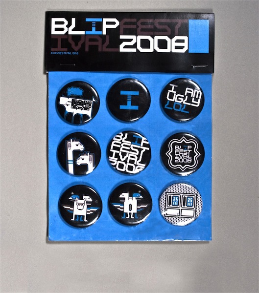 8bitpeoples - Blip Festival New York 2008 button pack