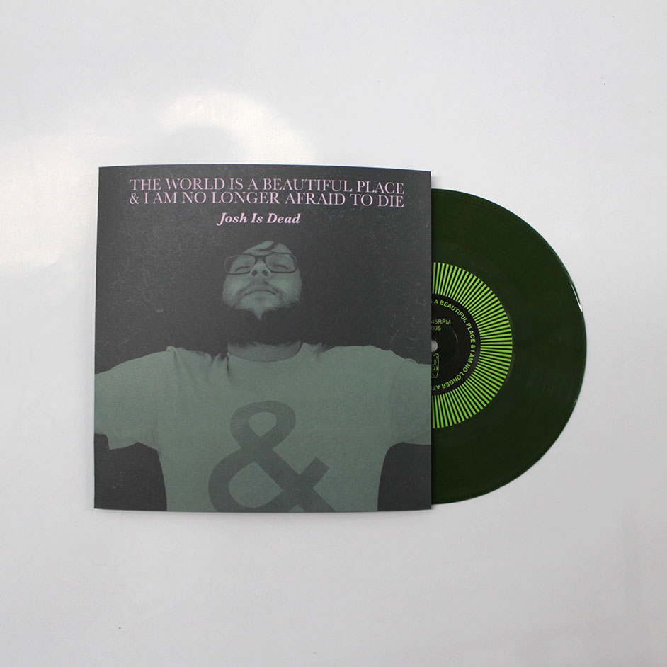 Product shots of The World Is a Beautiful Place & I Am No Longer Afraid to Die - Josh Is Dead