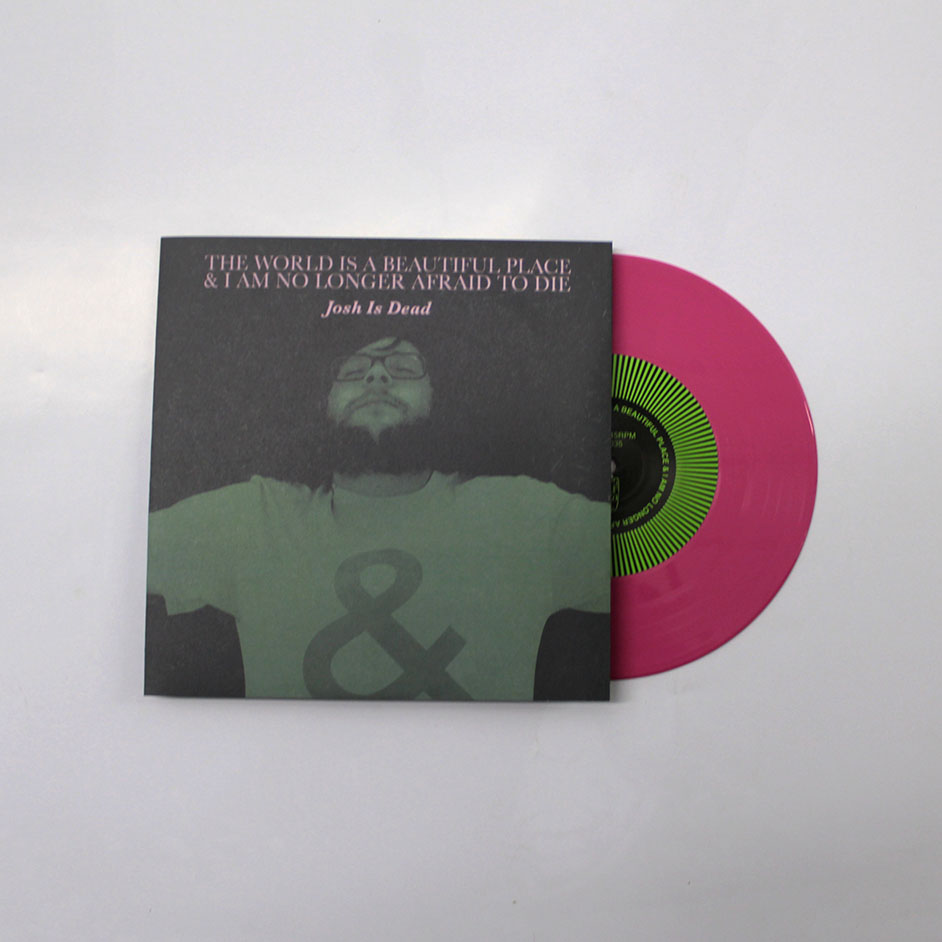 Product shots of The World Is a Beautiful Place & I Am No Longer Afraid to Die - Josh Is Dead