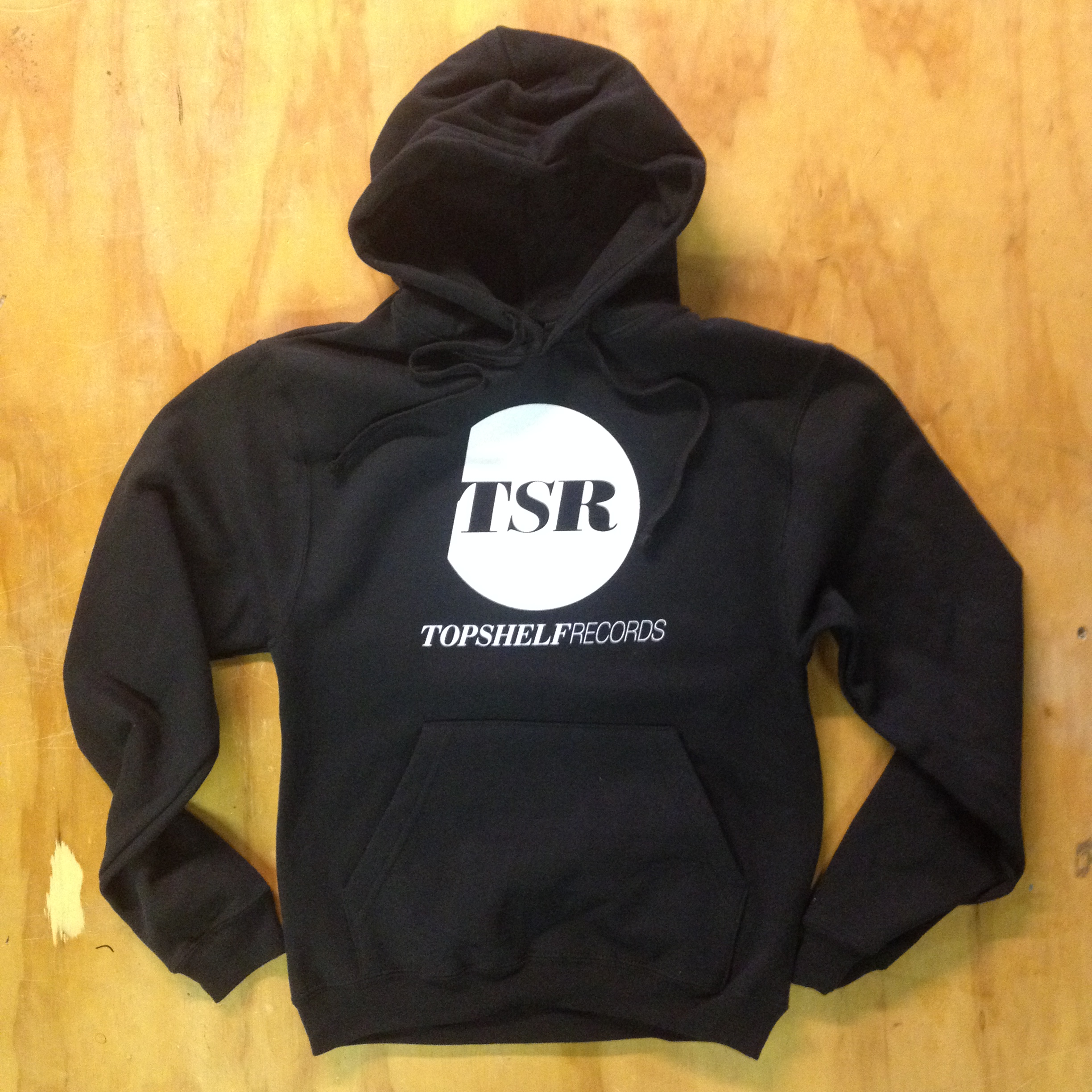 Product shots of Topshelf Records - Alternate logo pullover hoodie