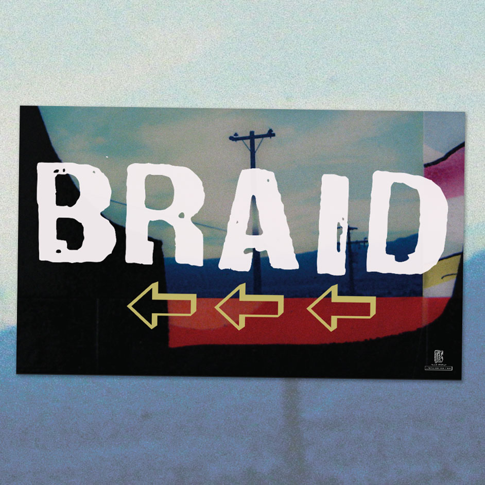 Product shots of Braid - No Coast 3x5' Flag