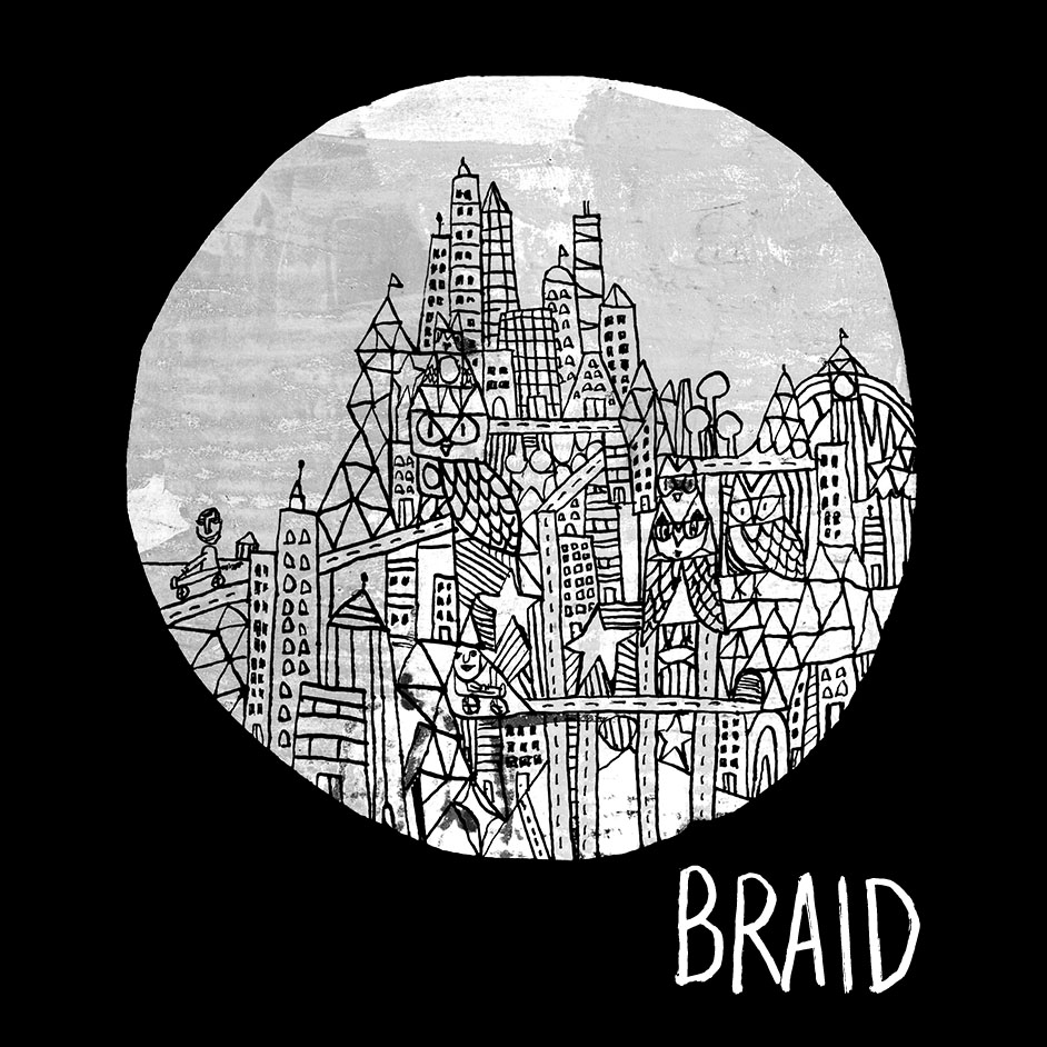 Product shots of Braid - City T-Shirt