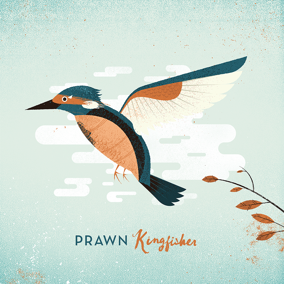 Product shots of Prawn - Kingfisher