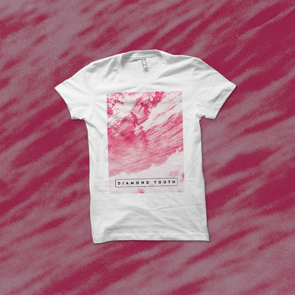 Product shots of Diamond Youth - Surfers Shirt
