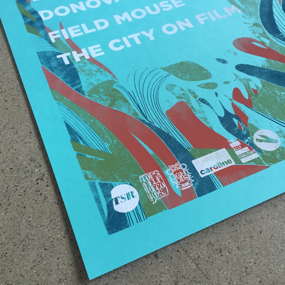 Product shots of V/A - SXSW 2015 Showcase Print