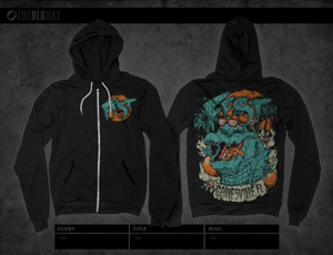 FEST Classic Zip Up Hoodie - Black