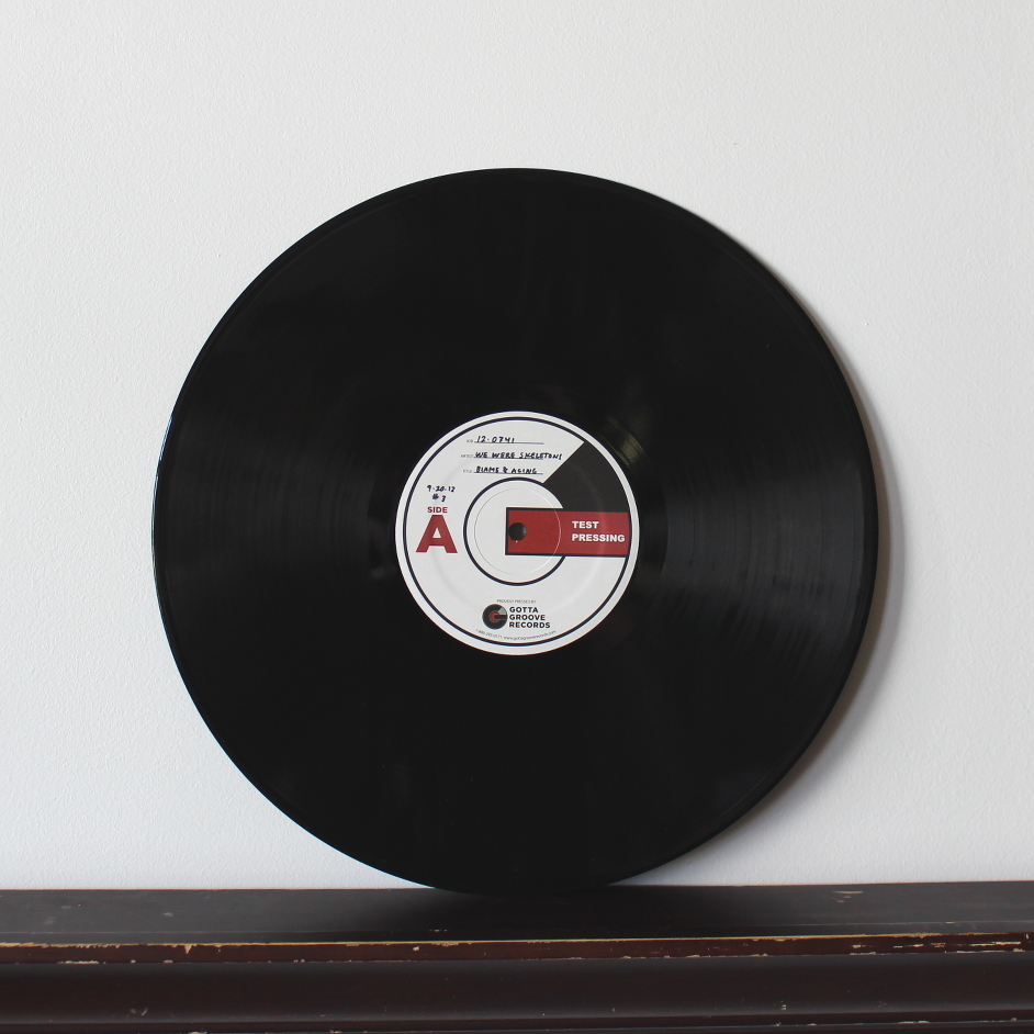 Product shots of We Were Skeletons - Blame & Aging