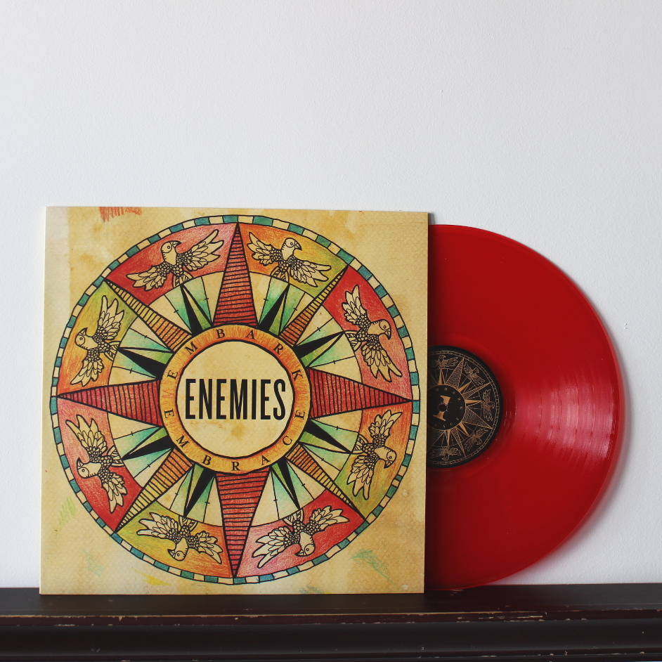 Product shots of Enemies - Embark, Embrace