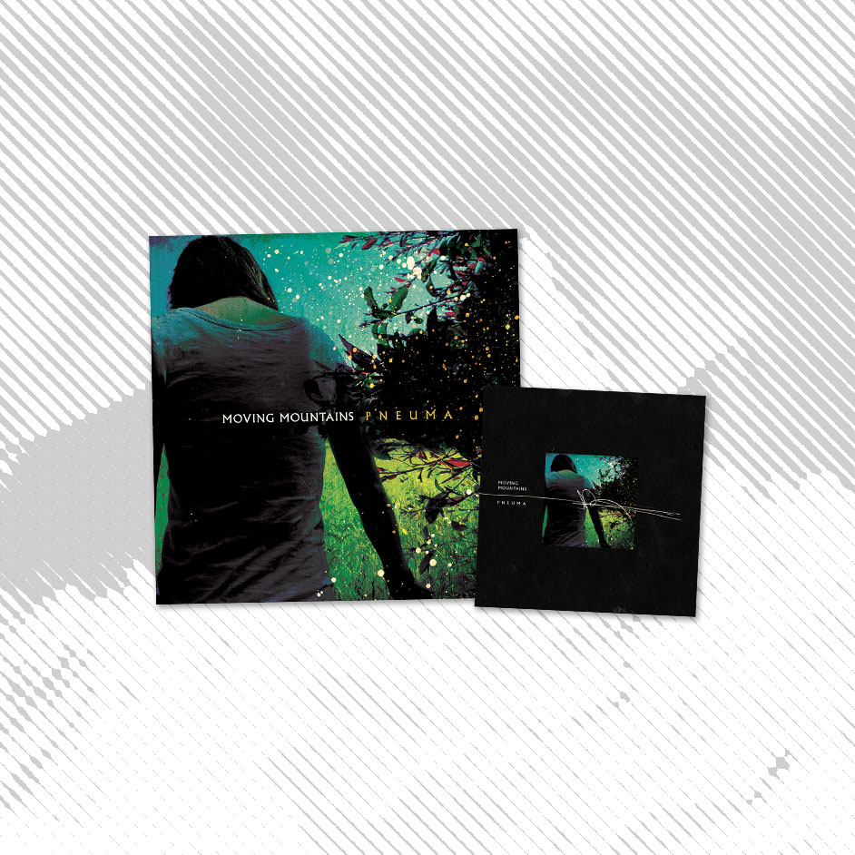 Product shots of Moving Mountains - Pneuma Reissue + Remix Bundle