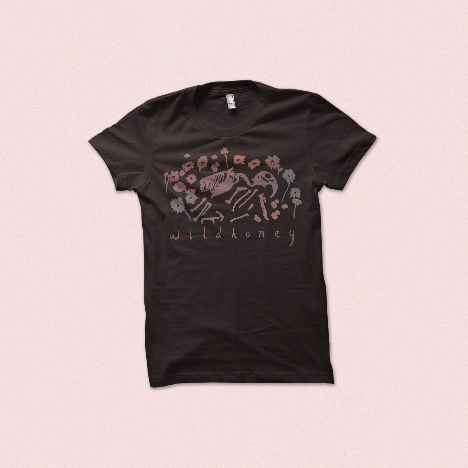 Product shots of Wildhoney - Skeleton Shirt