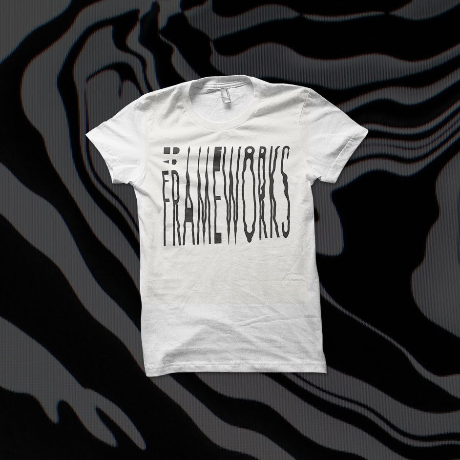 Product shots of Frameworks - Time Spent Shirt
