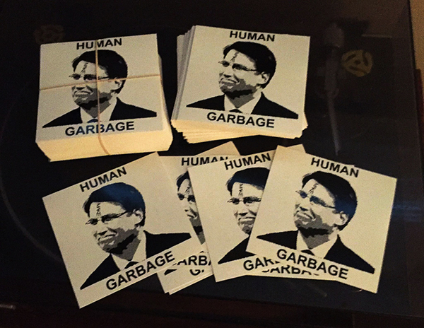 MAKE 'Human Garbage' Sticker