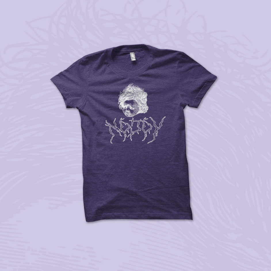 Product shots of No Joy - Drool Sucker Shirt