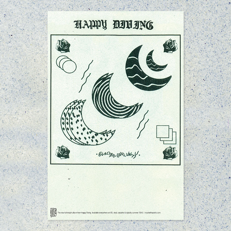 Product shots of Happy Diving - Electric Soul Unity Poster