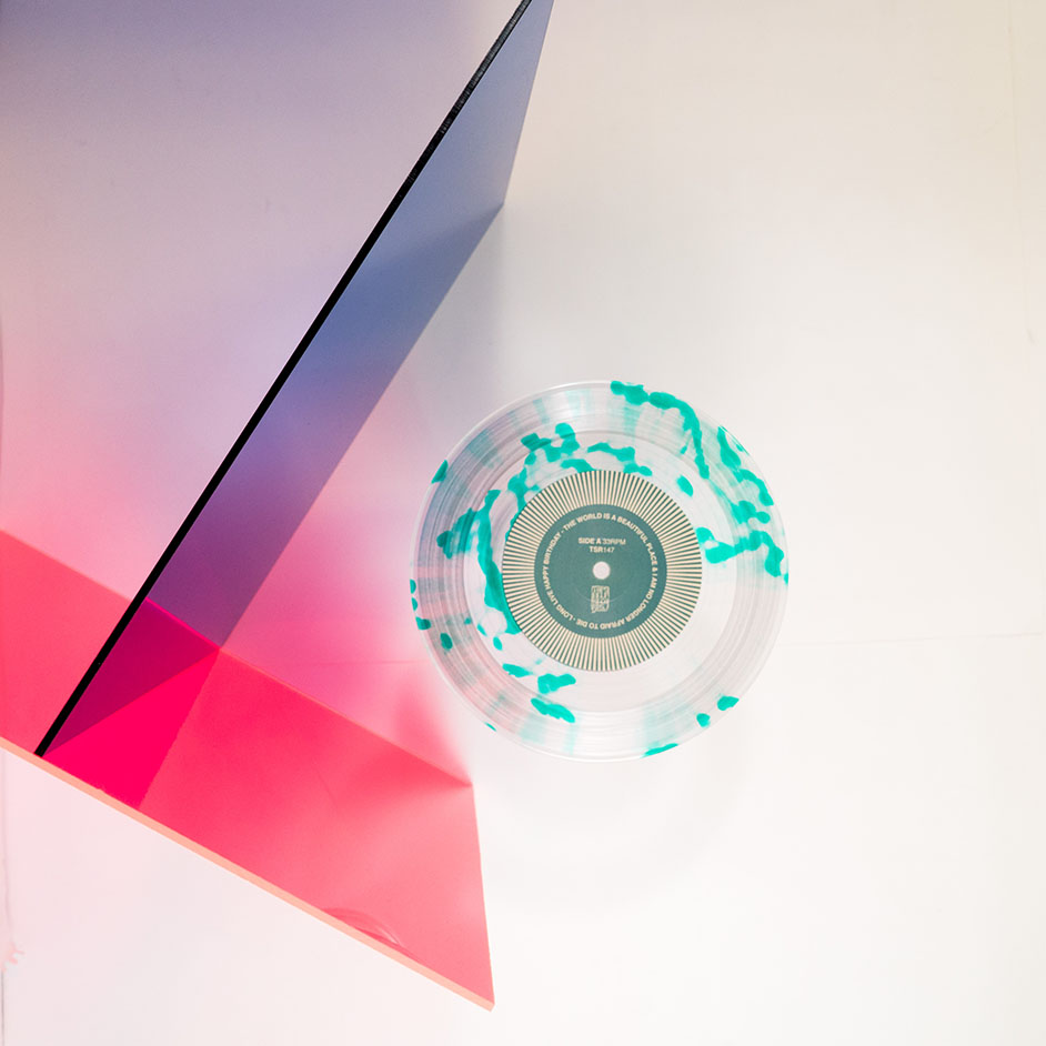 Product shots of The World Is a Beautiful Place & I Am No Longer Afraid to Die - Long Live Happy Birthday