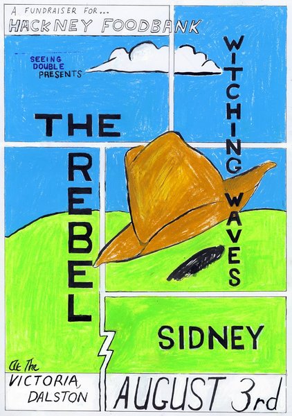 Hackney Foodbank fundraiser feat. The Rebel, Witching Waves and Sidney!