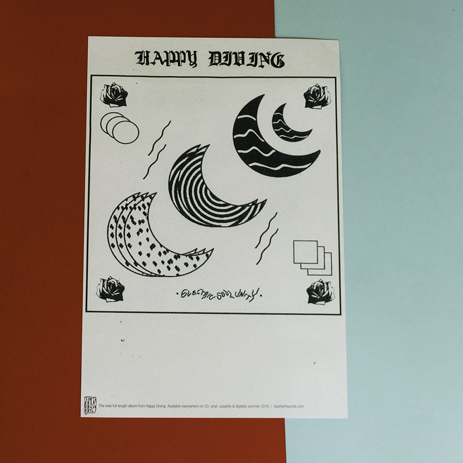 Product shots of Happy Diving - Electric Soul Unity