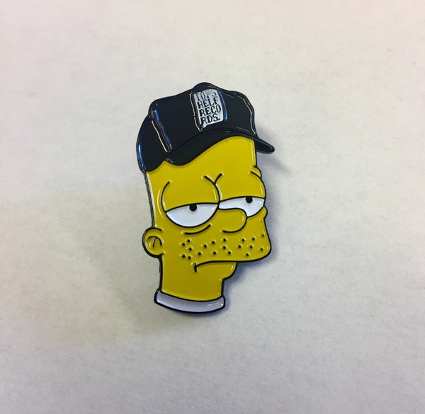 Topshelf Records Flower Chainz x Topshelf Records Burn Out Bart Enamel Pin