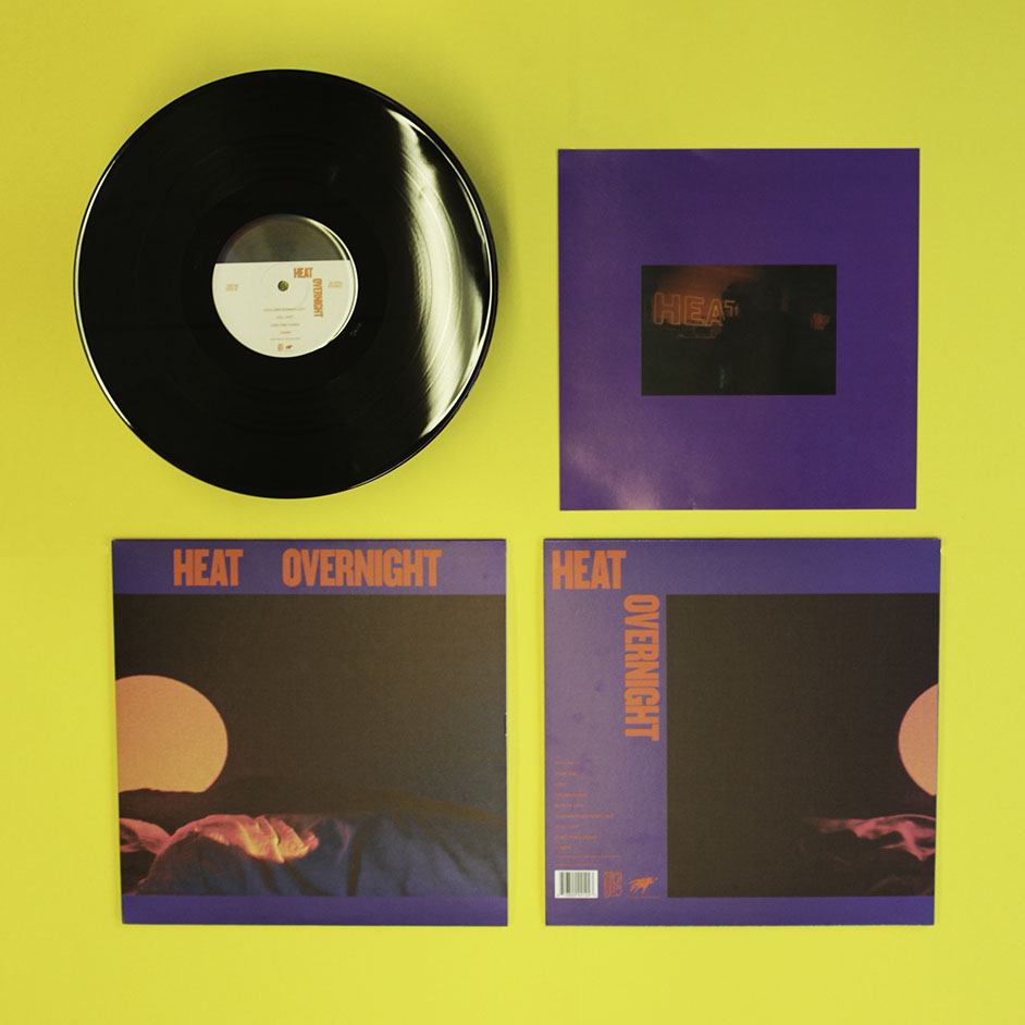 Product shots of Heat - Overnight