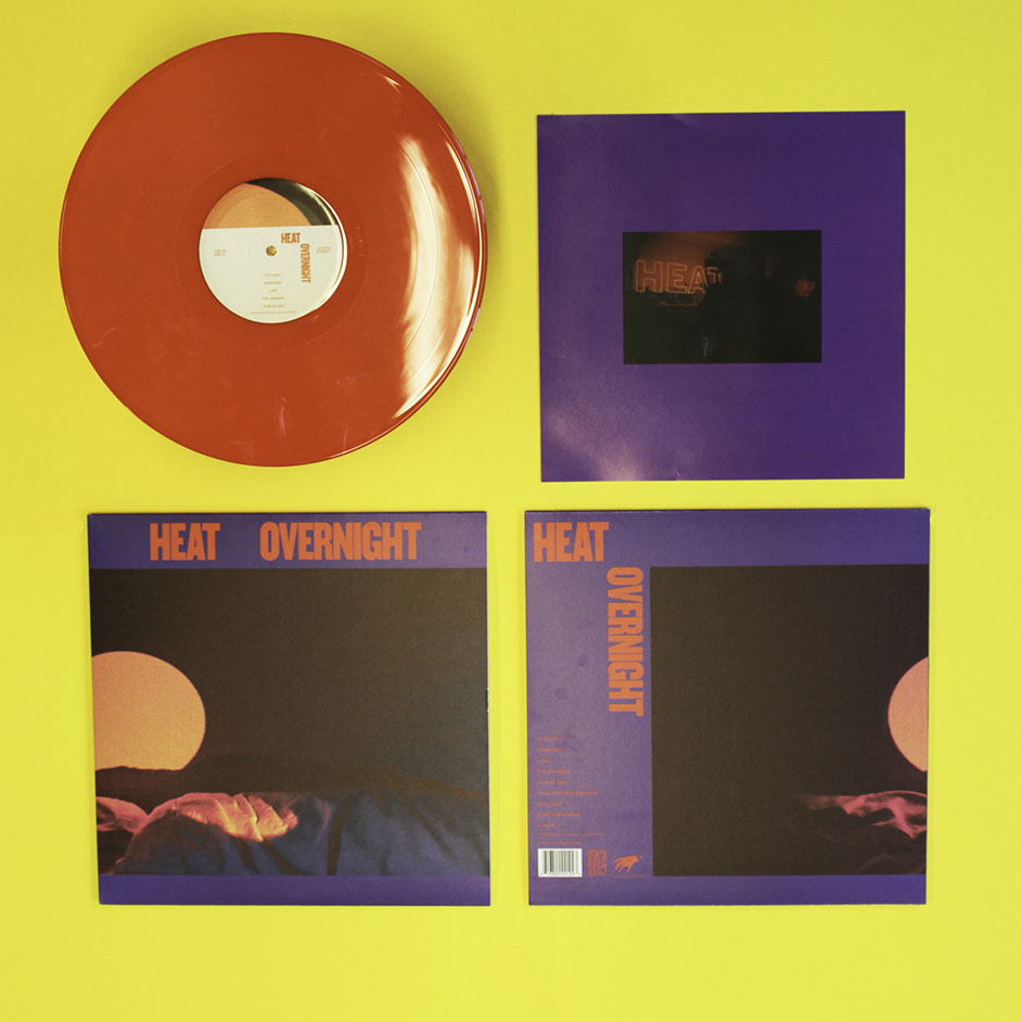 Product shots of Heat - Overnight
