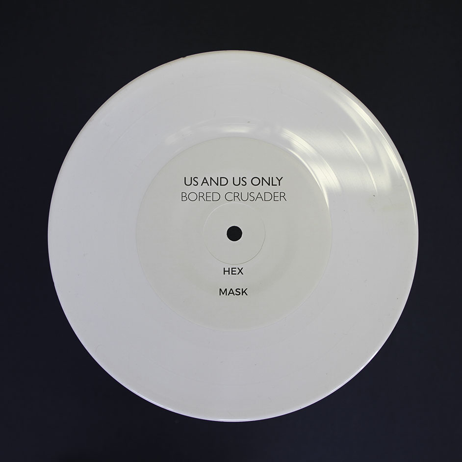 Product shots of Us and Us Only - Bored Crusader