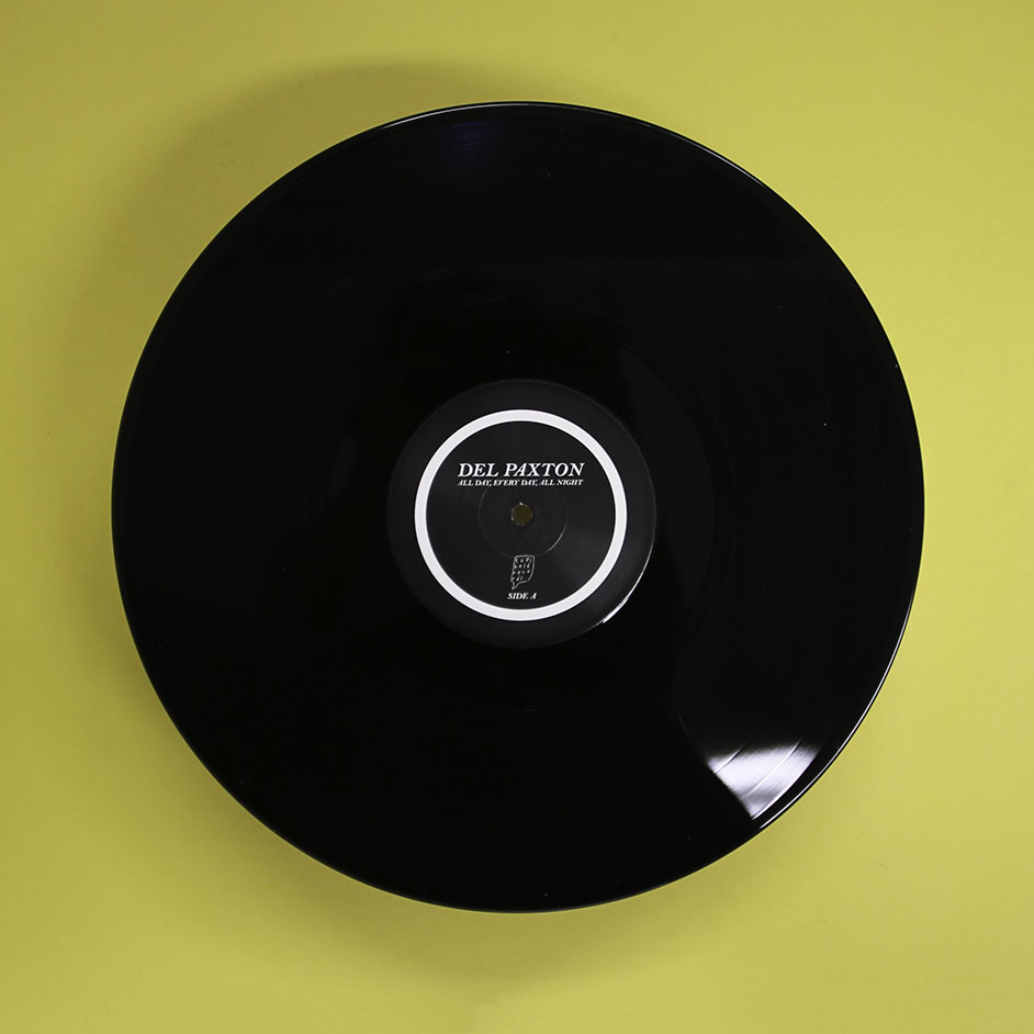 Product shots of Del Paxton - All Day, Every Day, All Night