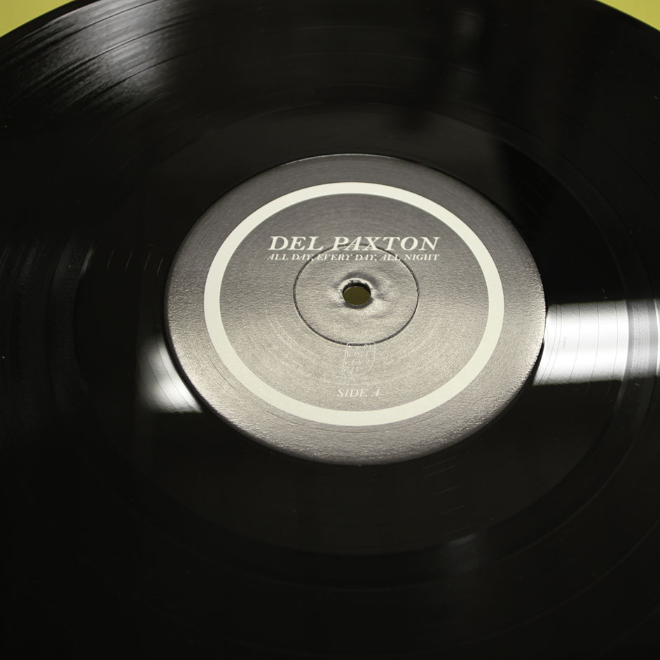 Product shots of Del Paxton - All Day, Every Day, All Night