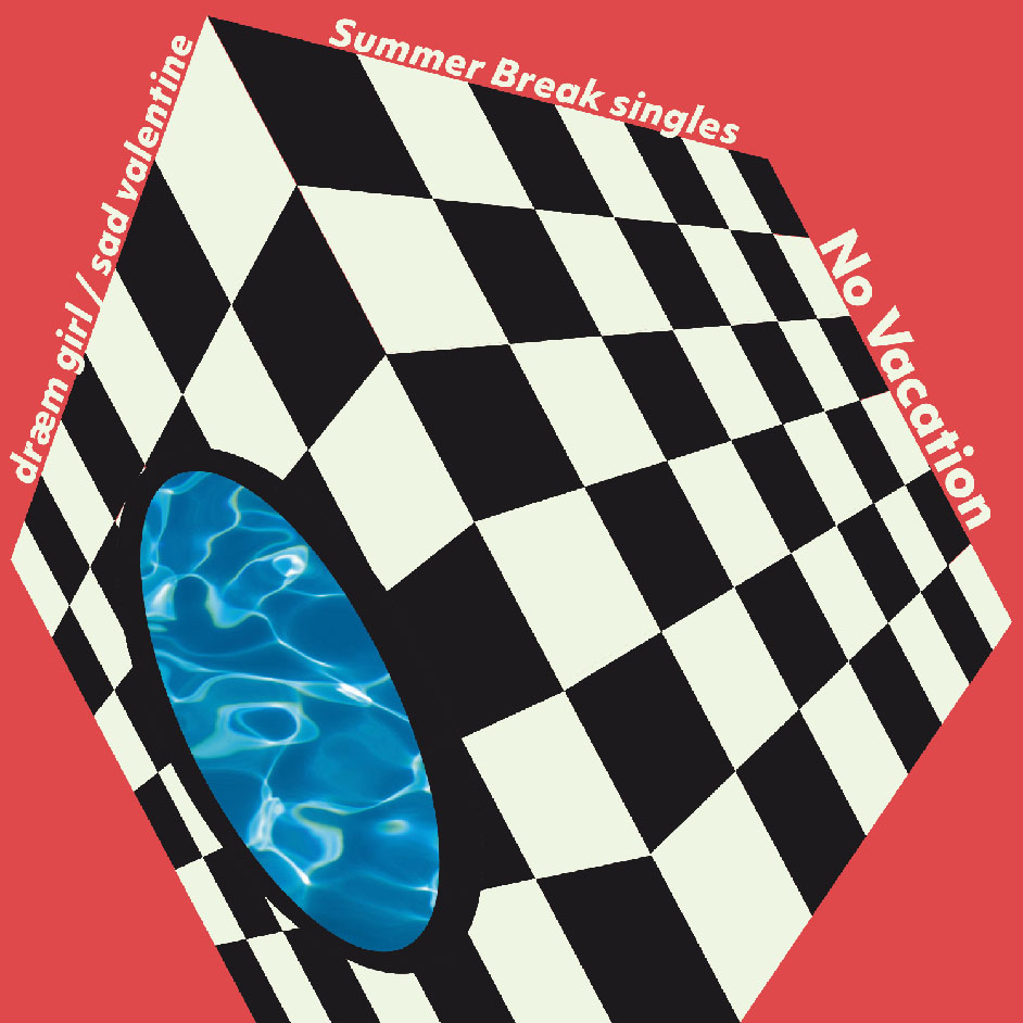 Product shots of No Vacation - Summer Break Singles