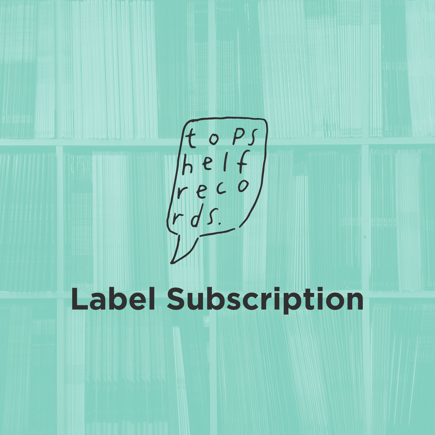 Product shots of Topshelf Records - 2018 Subscription 