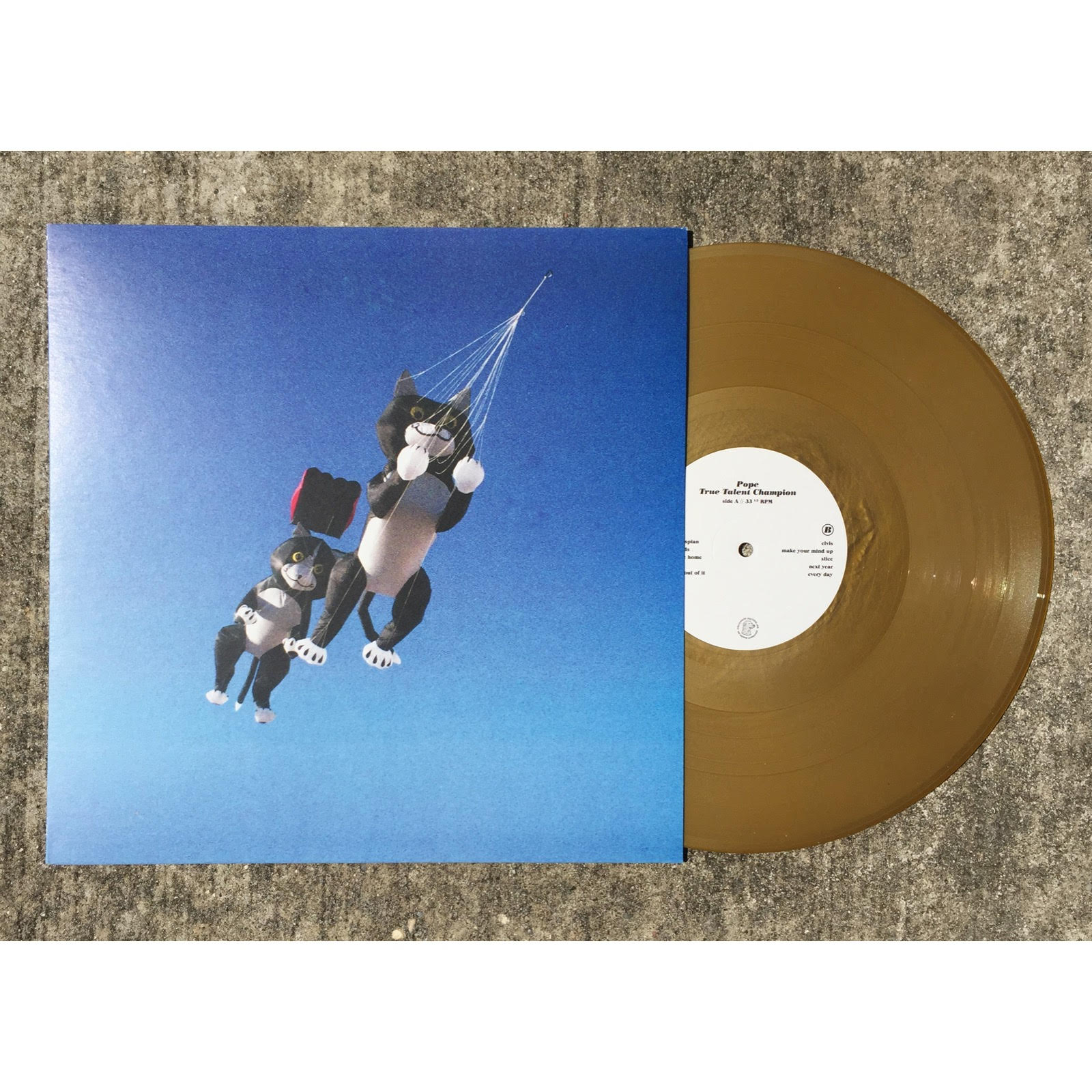 Product shots of Pope - True Talent Champion